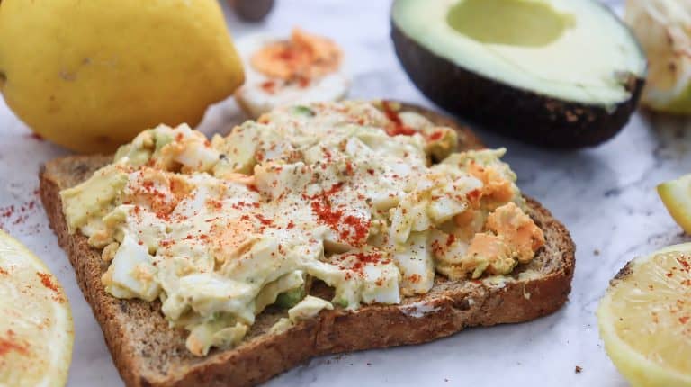 How to Make Avocado Egg Salad Toast in Minutes